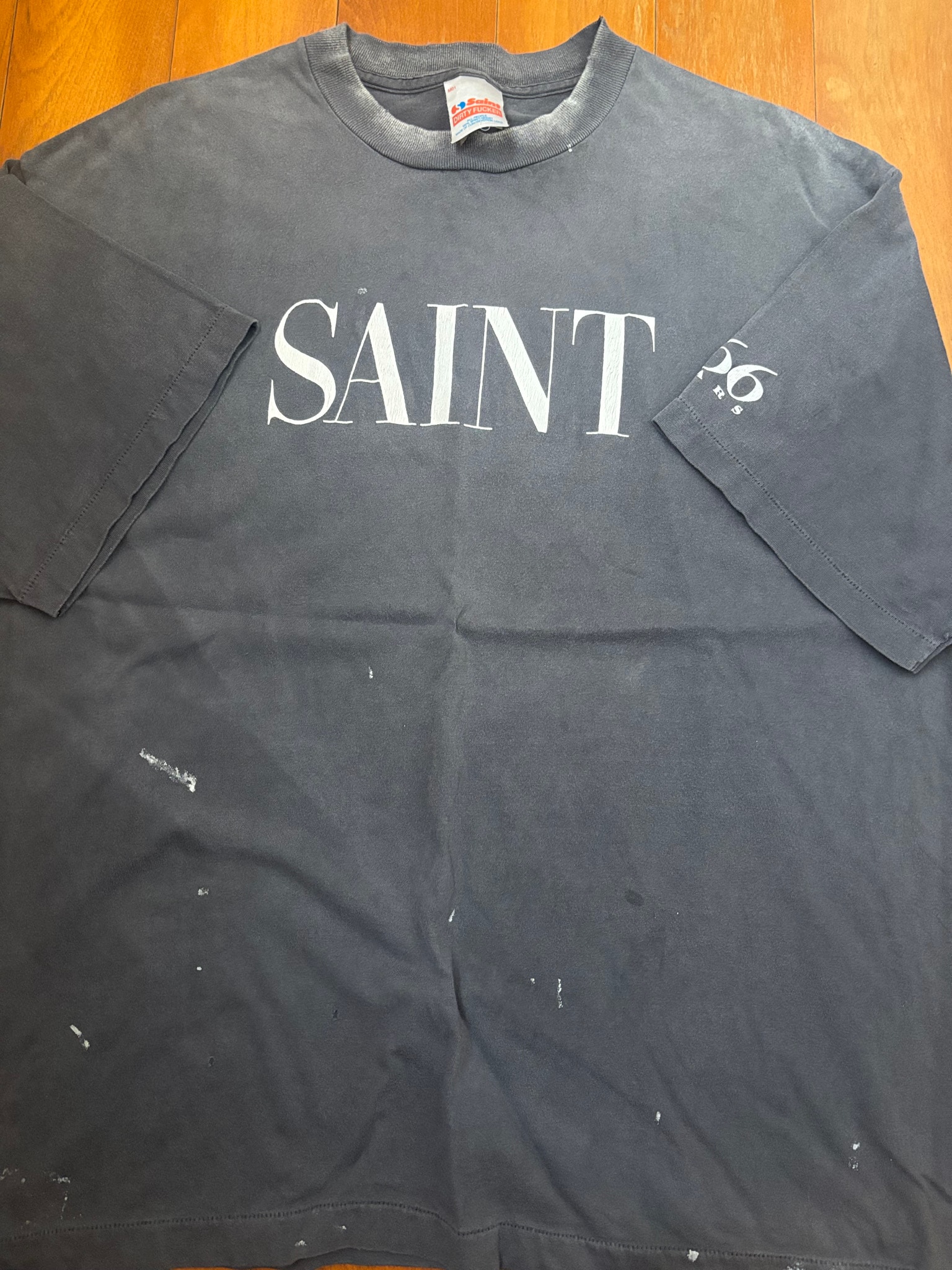 SAINT Mxxxxxx SS T-Shirt Saint 666 "Black"