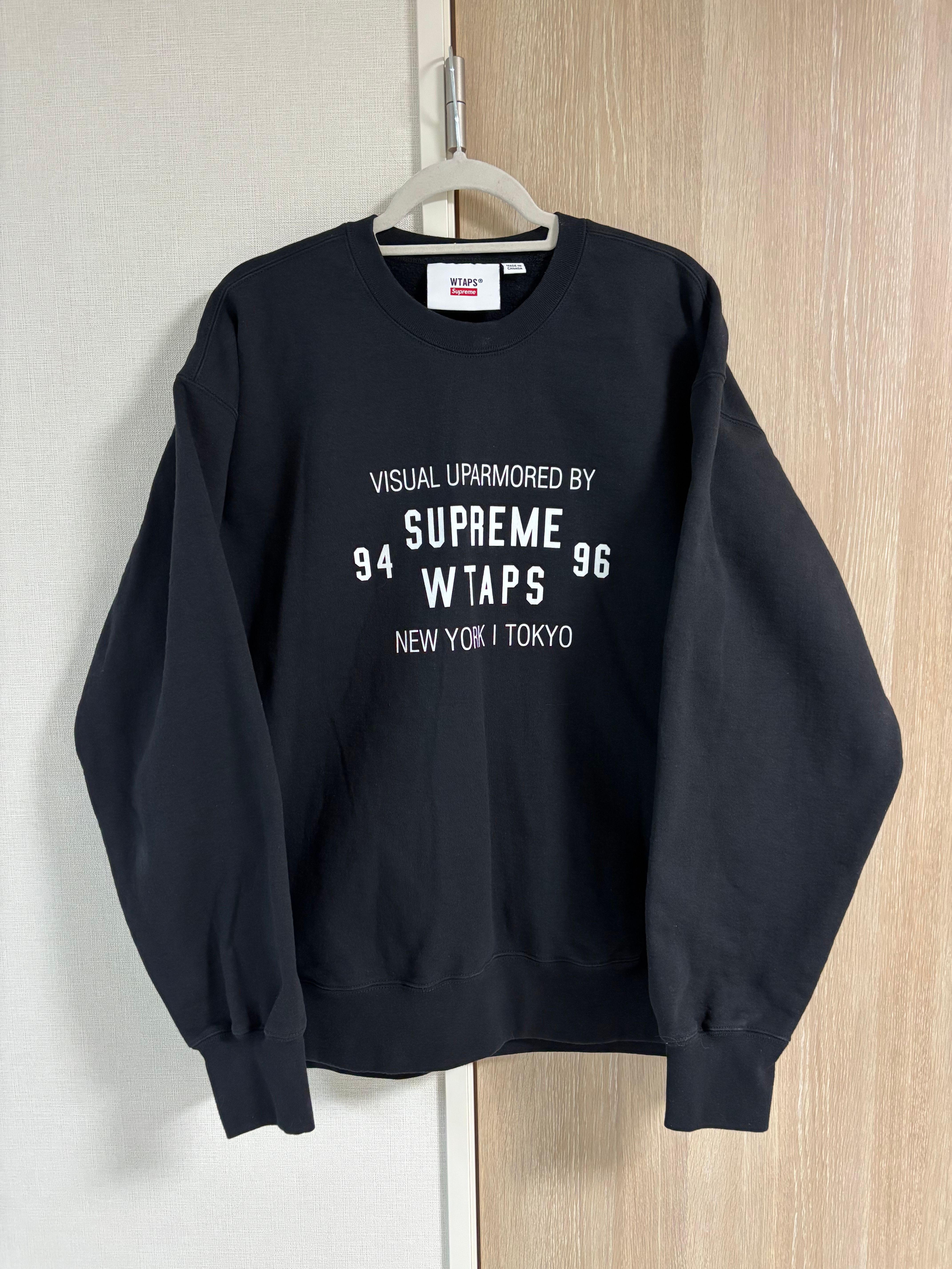 Supreme / WTAPS Crewneck "Black" 21274SPD-CSM03S