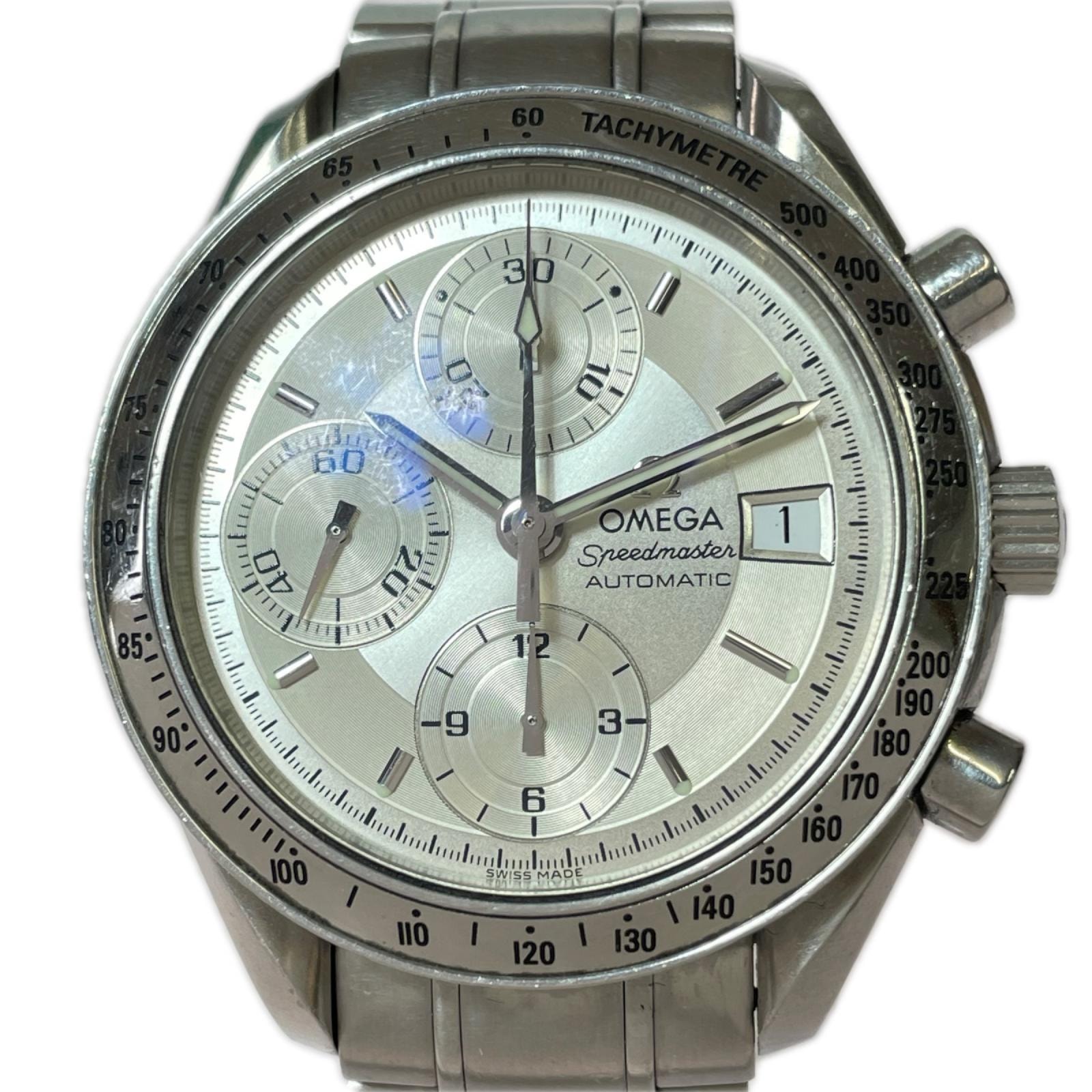 OMEGA オメガ スピードマスター デイト 自動巻き 腕時計 本体のみ 日差-44秒 現状品 3513.30.00
