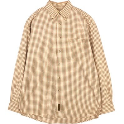 古着 90年代 ティンバーランド Timberland ギンガムチェック 長袖 コットンチェックシャツ メンズS相当 ヴィンテージ/eaa676671