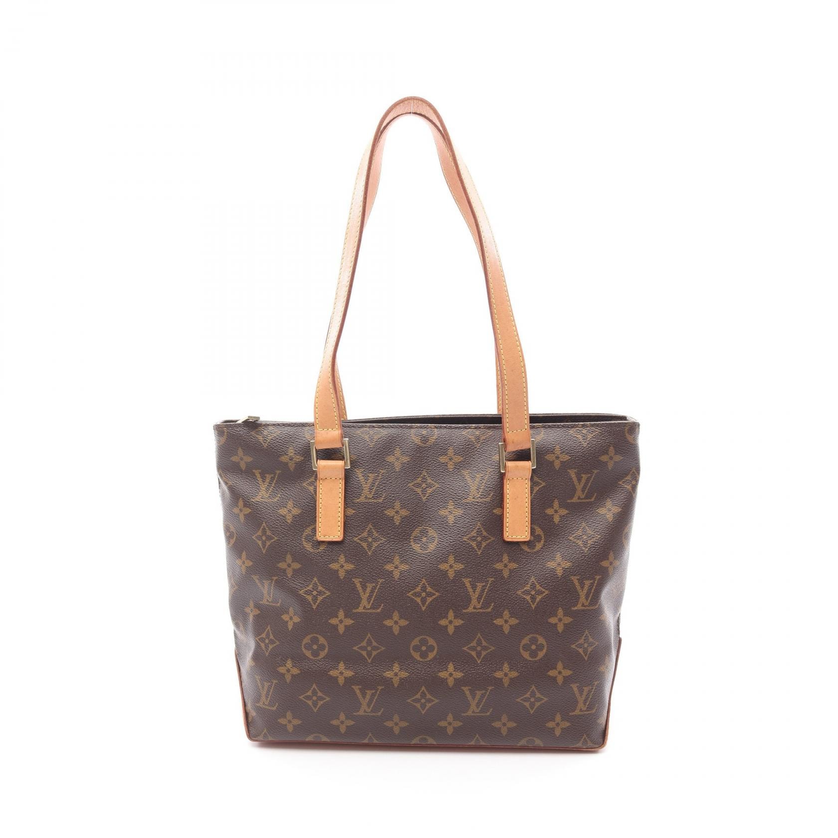 ルイ・ヴィトン LOUIS VUITTON カバピアノ ショルダーバッグ バッグ PVCコーティングキャンバス レザー モノグラム レディース ブラウン系 M51148 【中古】