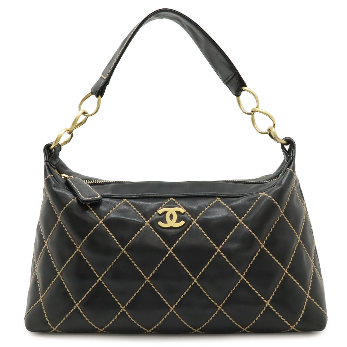 シャネル ワイルドステッチ A20663 ショルダーバッグ レディース