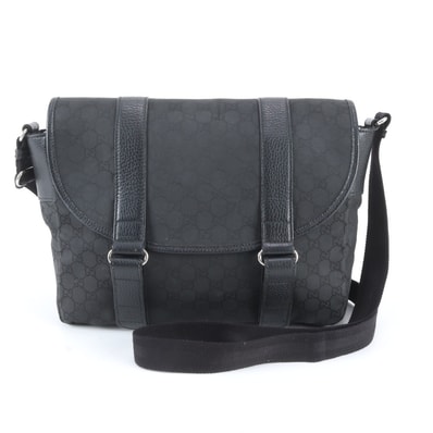 ■美品 グッチ GGナイロン 374423 ショルダーバッグ