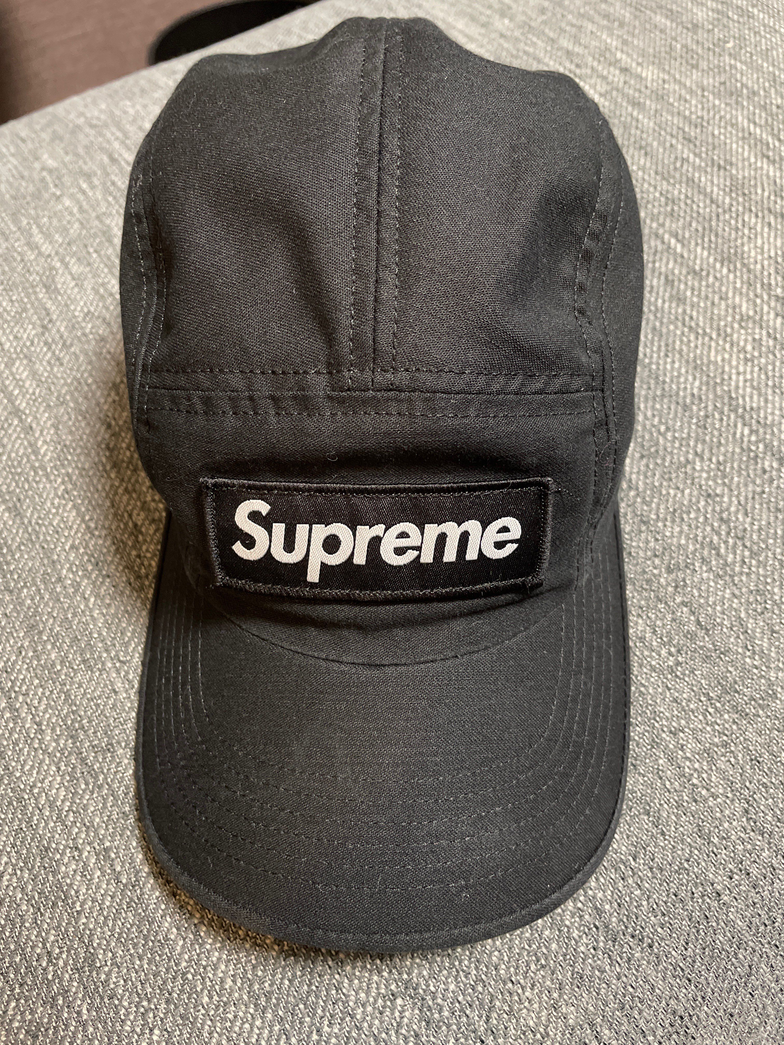 Supreme Military Camp Cap "Black" (21SS)