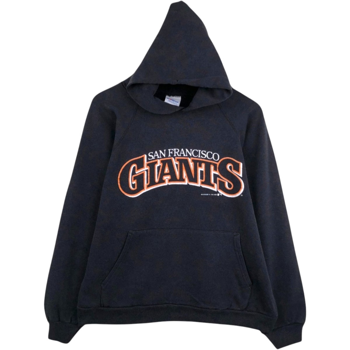 古着 90年代 ヘインズ Hanes MLB SAN FRANCISCO GIANTS サンフランシスコジャイアンツ スウェットプルオーバーパーカー USA製 メンズL相当 ヴィンテージ/eaa678792