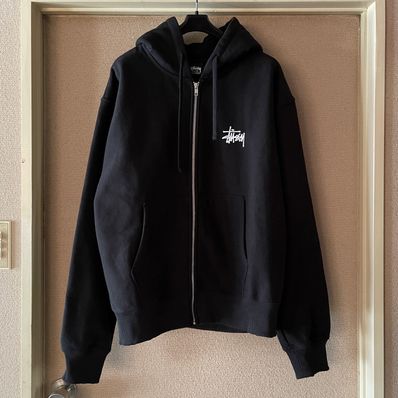 Stussy BASIC STUSSY ZIP HOODIE "Black"