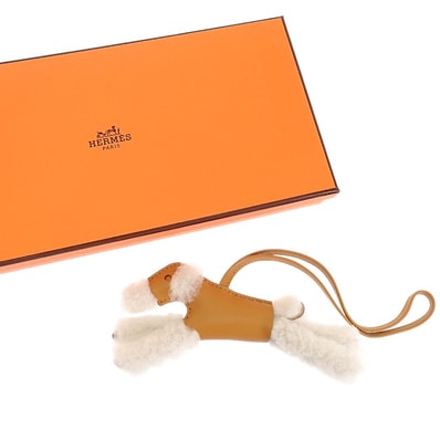 エルメス バディチャーム ムートン アニョーミロ セサミ【中古】【Aランク】