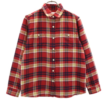THE NORTH FACE ノースフェイス チェック柄 長袖 ネルシャツ S レッド NRW61508 アウトドア