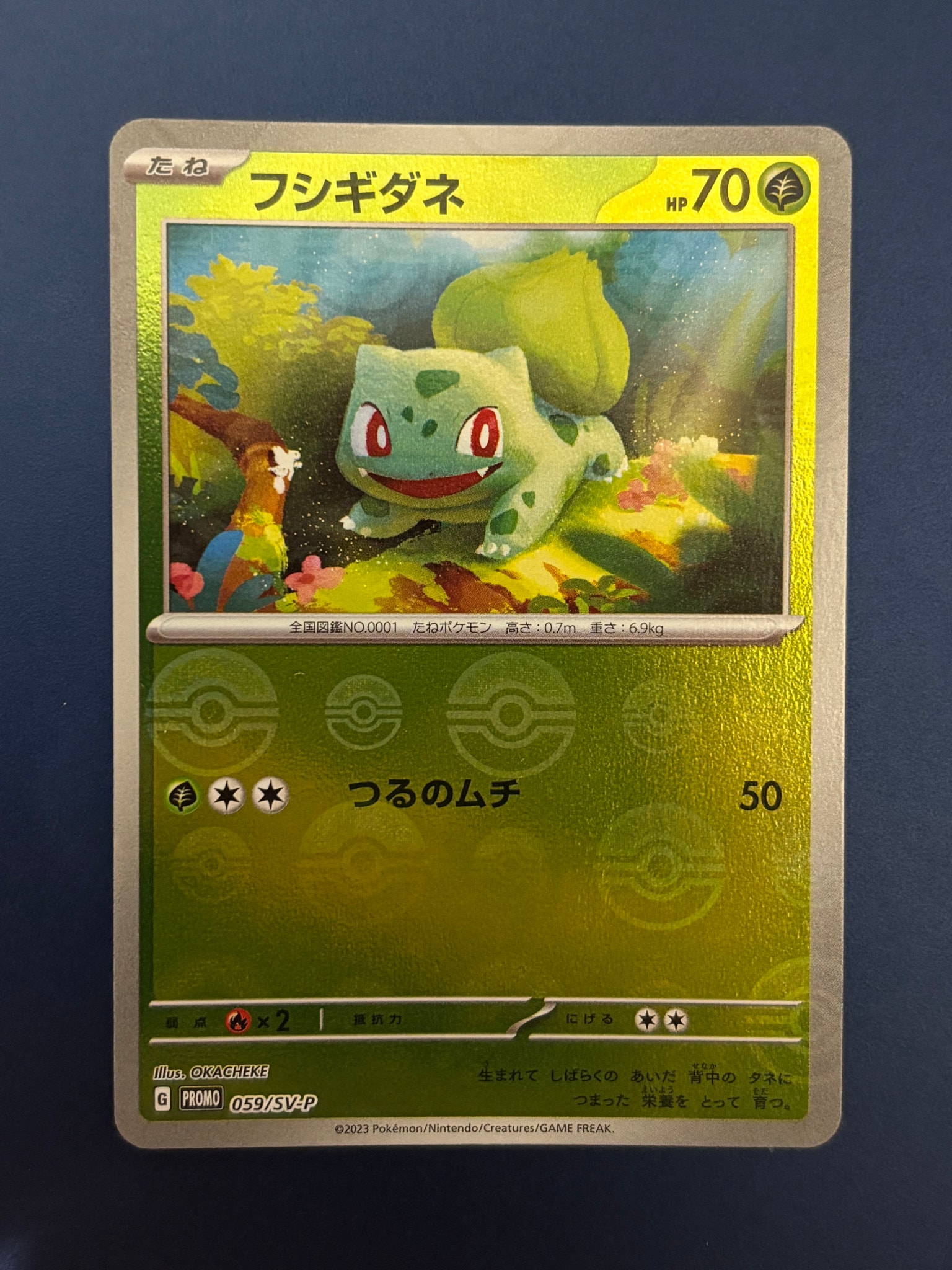 フシギダネ P :モンスターボールミラー [059/SV-P](スカーレット&バイオレット「プロモーションカード」)