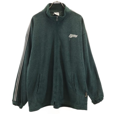 PUMA プーマ 90s オールド フリースジャケット グリーン ヒットユニオン
