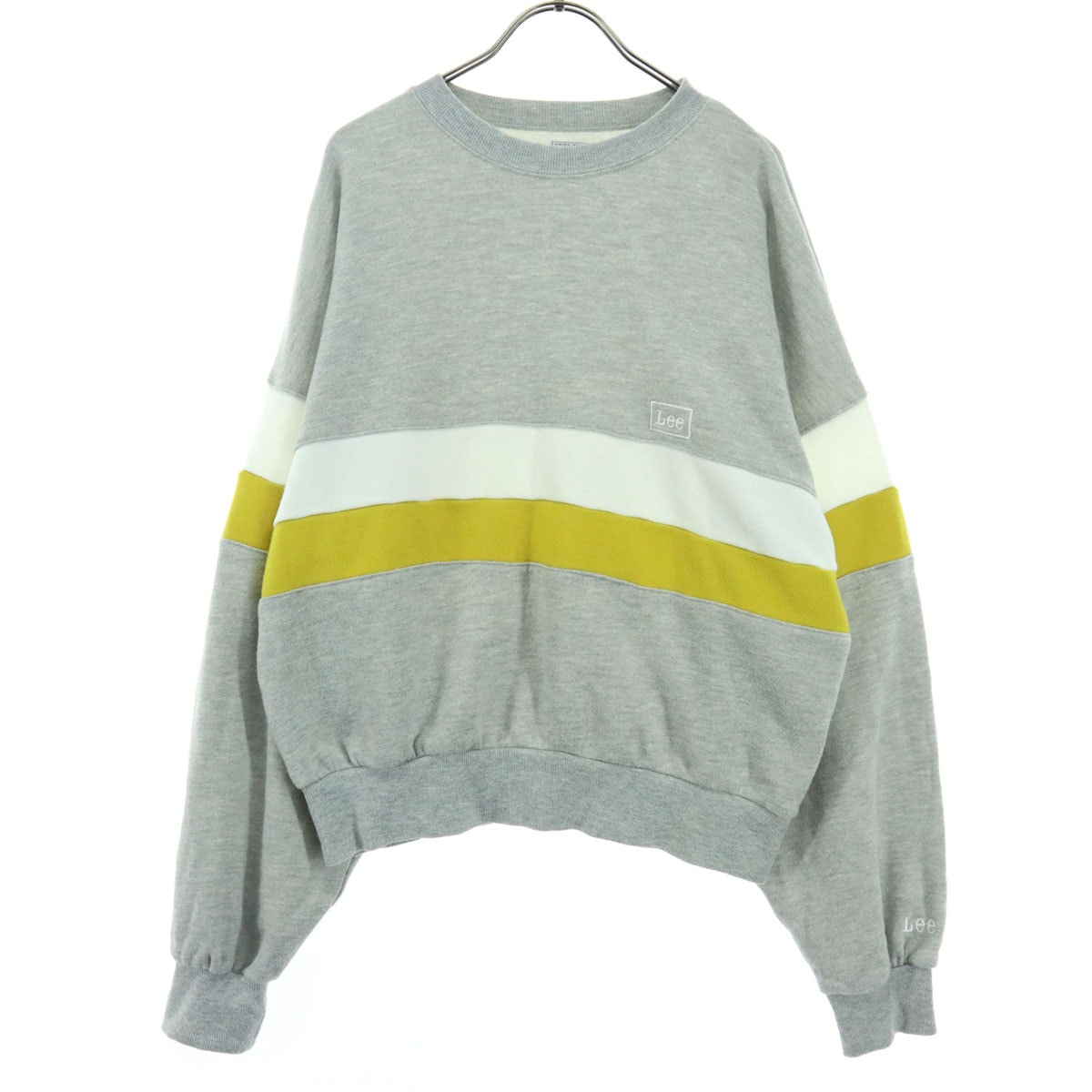 Lee リー ワンポイントロゴ 長袖 トレーナー M グレー系