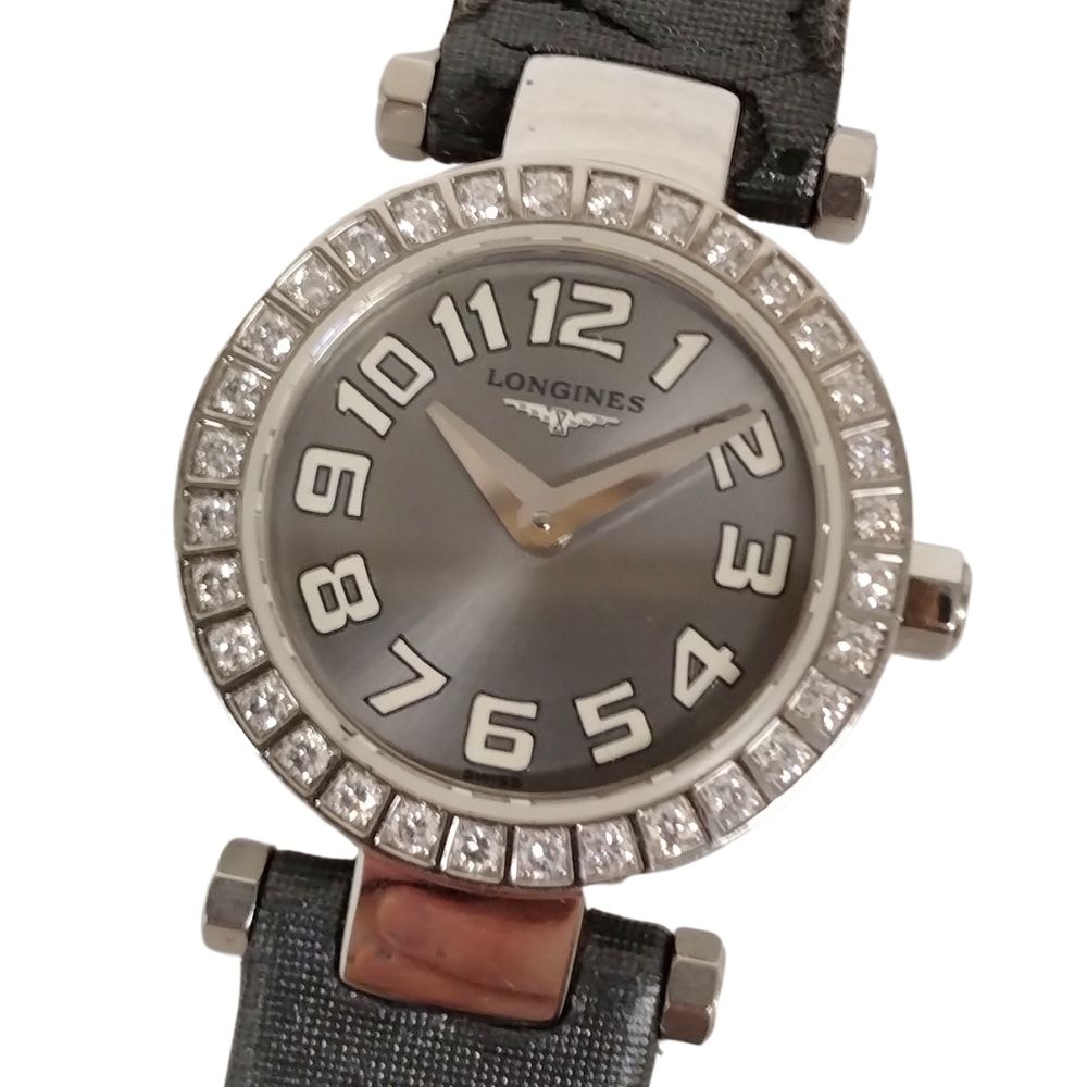 LONGINES ロンジン L5.174.0 ドルチェビータ ダイヤベゼル クォーツ 腕時計 正規品 / C593