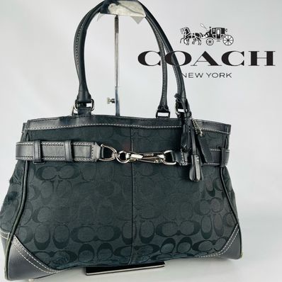 【残り1品】COACHコーチ シグネチャー トートバッグ ブラック