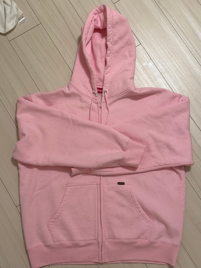 Supreme Work Zip Up Hooded Sweatshirt "Pink"