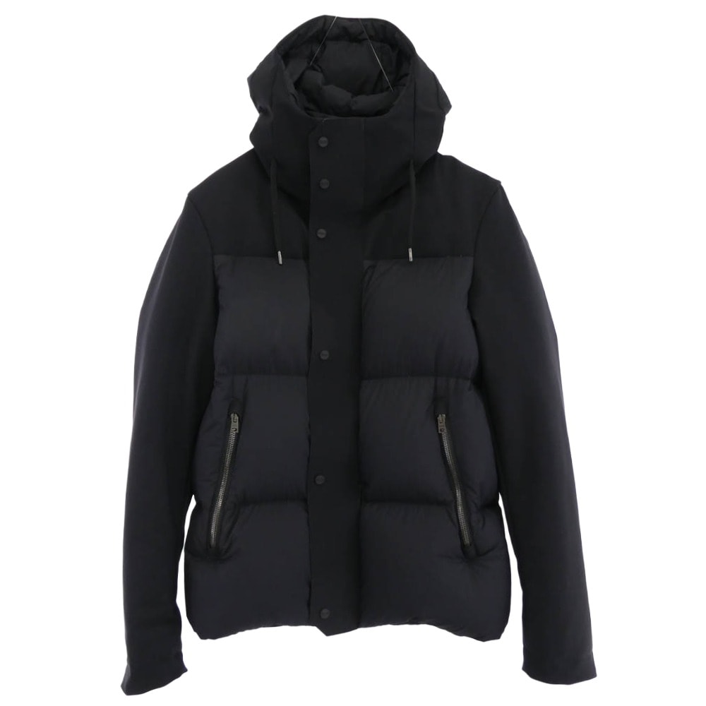 Herno ヘルノ ダウンジャケット PI000898U-12456-9300 GLOBE ECOAGE METROPOLITAN BOMBER ボンバー ダウン ジャケット ブラック系 44【中古】