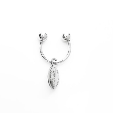 【最終値下げ】 ティファニー TIFFANY&Co. リターントゥ プレート 925 キーリング キーホルダー【中古】
