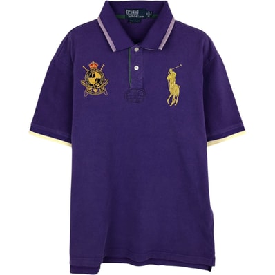古着 ラルフローレン Ralph Lauren POLO by Ralph Lauren CUSTOM FIT ビッグポニー 半袖 ポロシャツ メンズM相当/eaa626906