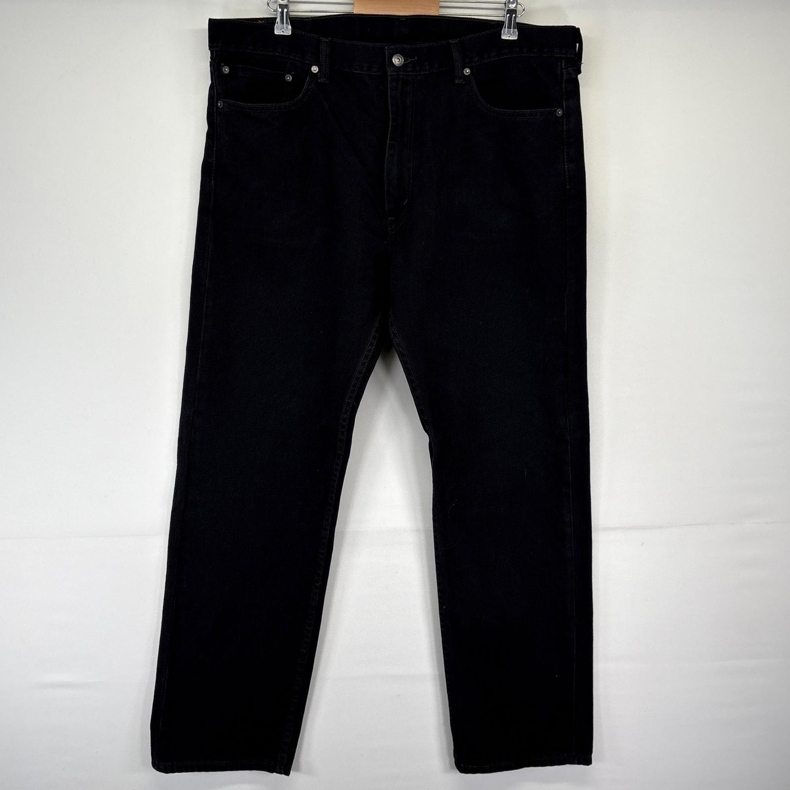 古着 リーバイス Levi's デニムパンツ 505 ストレート ジップフライ ジーンズ ジーパン 長ズボン 大きいサイズ w40 L32  ブラック メンズ