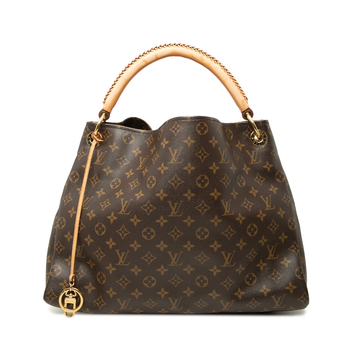 ルイ ヴィトン モノグラム アーツィーMM トートバッグ ワンショルダーバッグ M40249 ブラウン PVC レザー レディース LOUIS VUITTON 中古