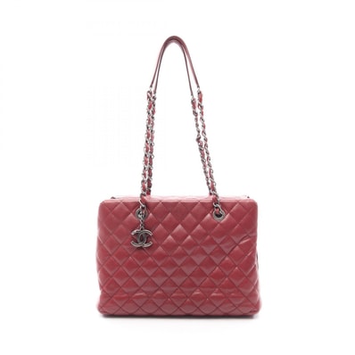 シャネル CHANEL マトラッセ ショルダーバッグ バッグ キャビアスキン(グレインドカーフ) レディース ボルドー系 【中古】