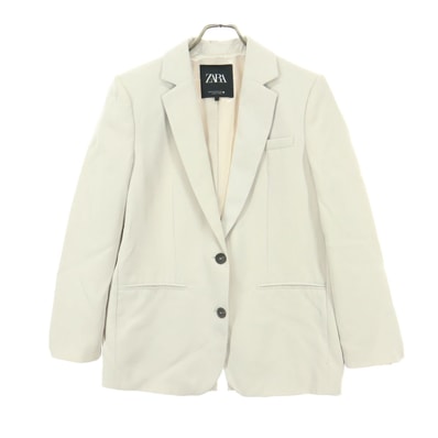 ZARA ザラ 長袖 テーラードジャケット XS ライトグレー系