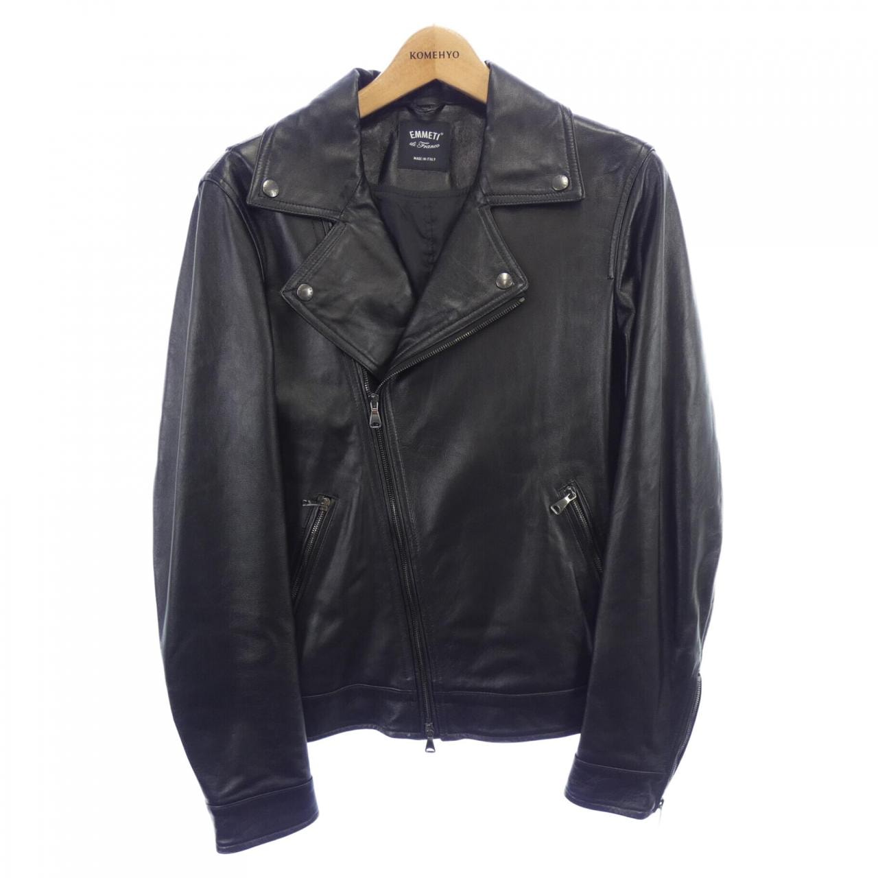 エンメティ EMMETI レザーライダースジャケット