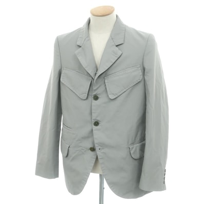 【中古】コムデギャルソン オムドゥ COMME des GARCONS HOMME DEUX 2025年春夏 ポリエステル カジュアルジャケット グレー【サイズS】【メンズ】