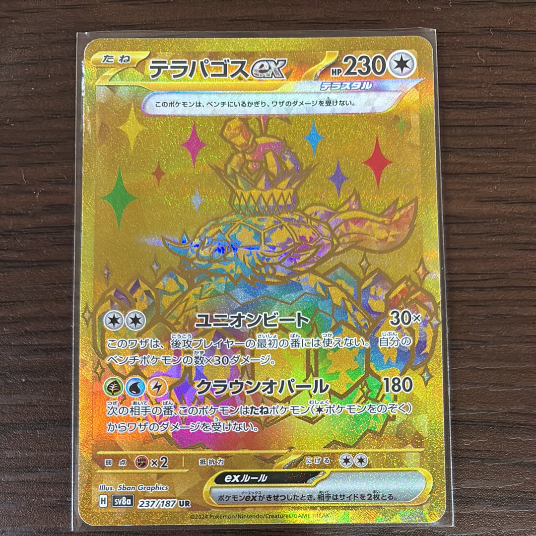 テラパゴスex UR [SV8a 237/187](ハイクラスパック「テラスタルフェス