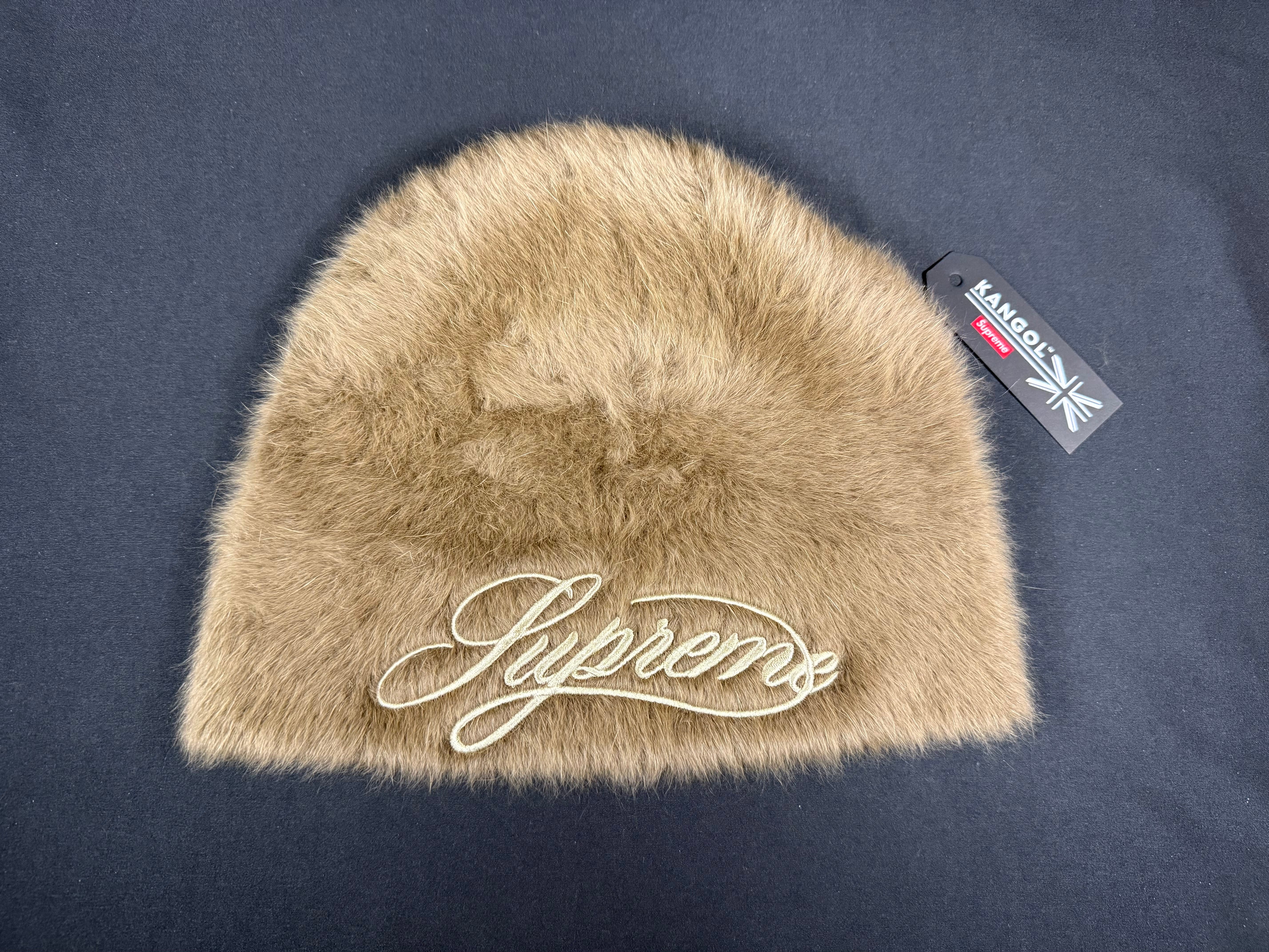 Supreme x Kangol Furgora Script Beanie "Brown"