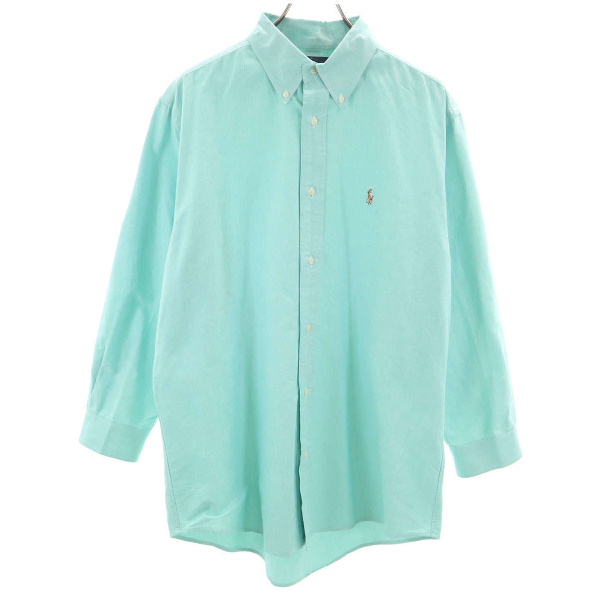 RALPH LAUREN ラルフローレン 長袖 ボタンダウンシャツ グリーン系