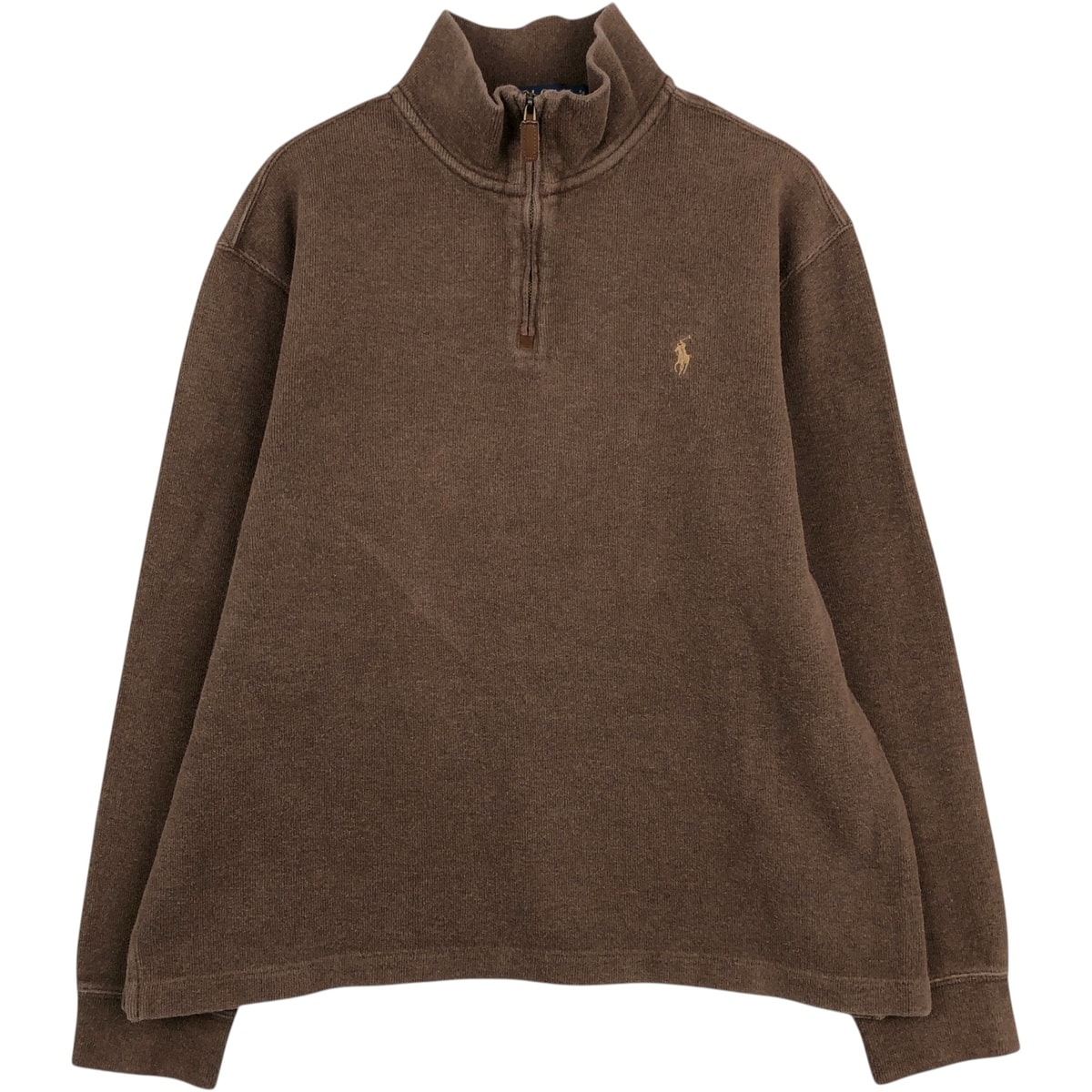 古着 ラルフローレン Ralph Lauren POLO RALPH LAUREN ハーフジップスウェットシャツ トレーナー メンズL相当/eaa647559