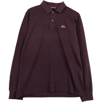 古着 ラコステ LACOSTE 長袖 ポロシャツ 4 メンズM相当/eaa631880