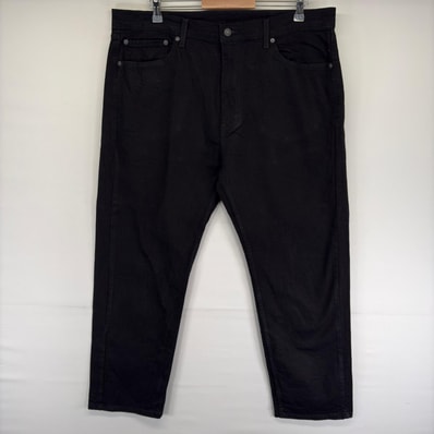 古着 リーバイス Levi's デニム パンツ 505 ジッパーフライ ジーンズ ブラックデニム 大きいサイズ w40 L30 ブラック系 メンズ