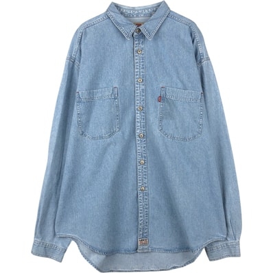 古着 リーバイス Levi's RED TAB 長袖 デニムシャツ メンズXL相当 ヴィンテージ/eaa652050