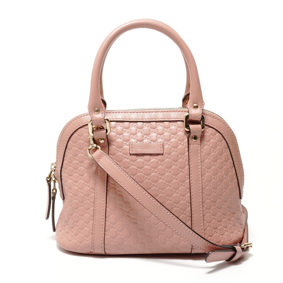 グッチ GUCCI マイクログッチシマ 2WAY ハンドバッグ【中古】