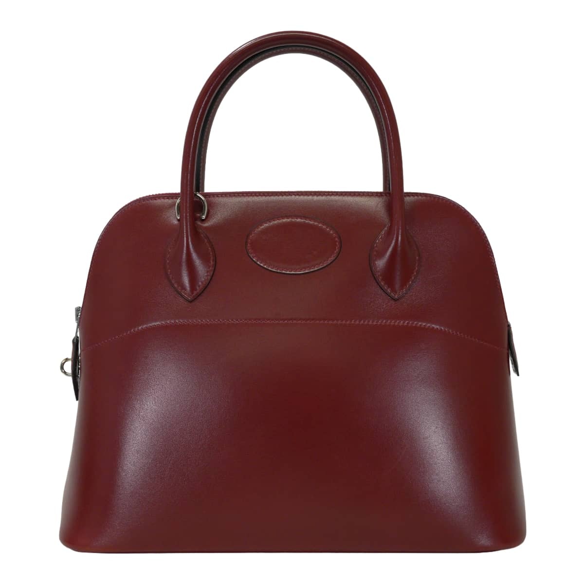 HERMES エルメス ショルダーバッグ ボリード31 ルージュアッシュ ボックスカーフ シルバー金具 □D刻印 SAランク【中古】