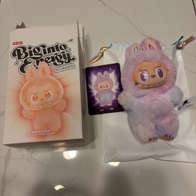 POP MART THE MONSTERS (LABUBU) Big into Energy Series Plush Pendant LUCK
