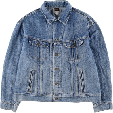 古着 90年代 リー Lee デニムジャケット Gジャン メンズXL相当 ヴィンテージ/eaa584744