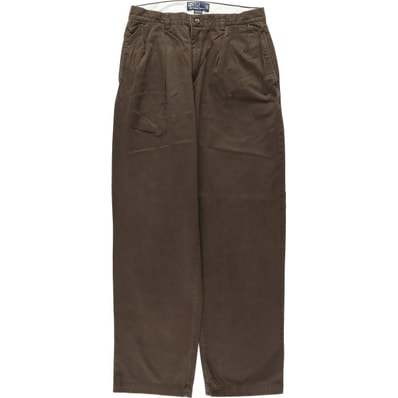 古着 ラルフローレン Ralph Lauren POLO by Ralph Lauren ANDREW PANT ツータック チノパンツ メンズw31相当/eaa656020