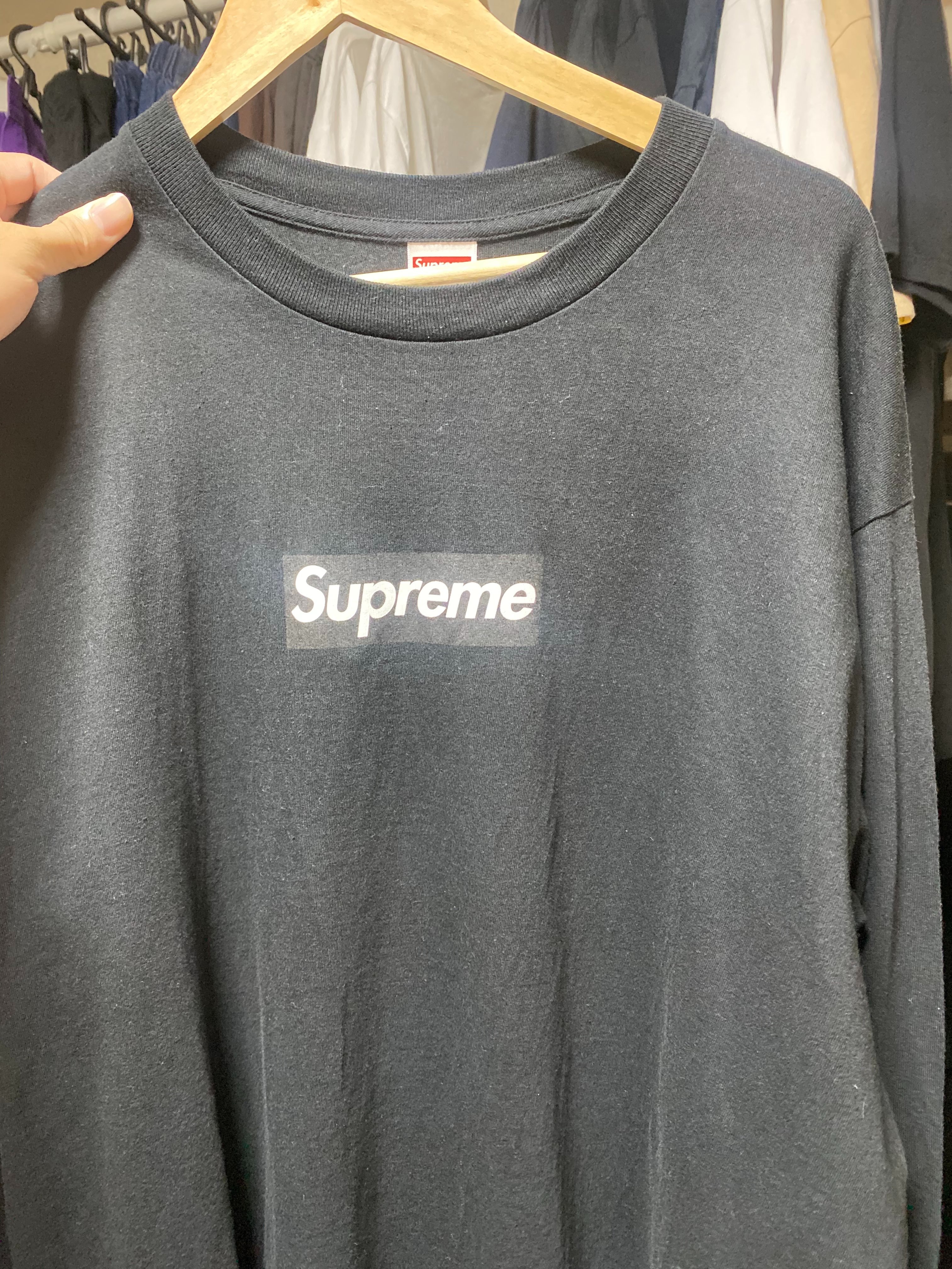 Supreme Box Logo L/S Tee "Black"