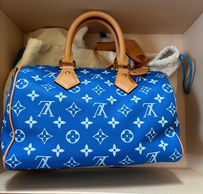 Louis Vuitton Speedy P9 Bandouliere 25 Monogram "Blue"