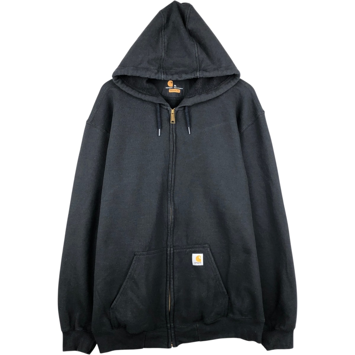 古着 カーハート Carhartt ORIGINAL FIT スウェットフルジップパーカー メンズXL相当/eaa632989