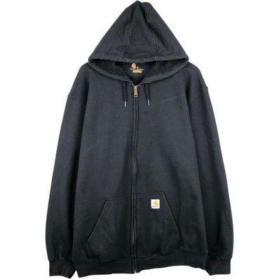 古着 カーハート Carhartt ORIGINAL FIT スウェットフルジップパーカー メンズXL相当/eaa632989
