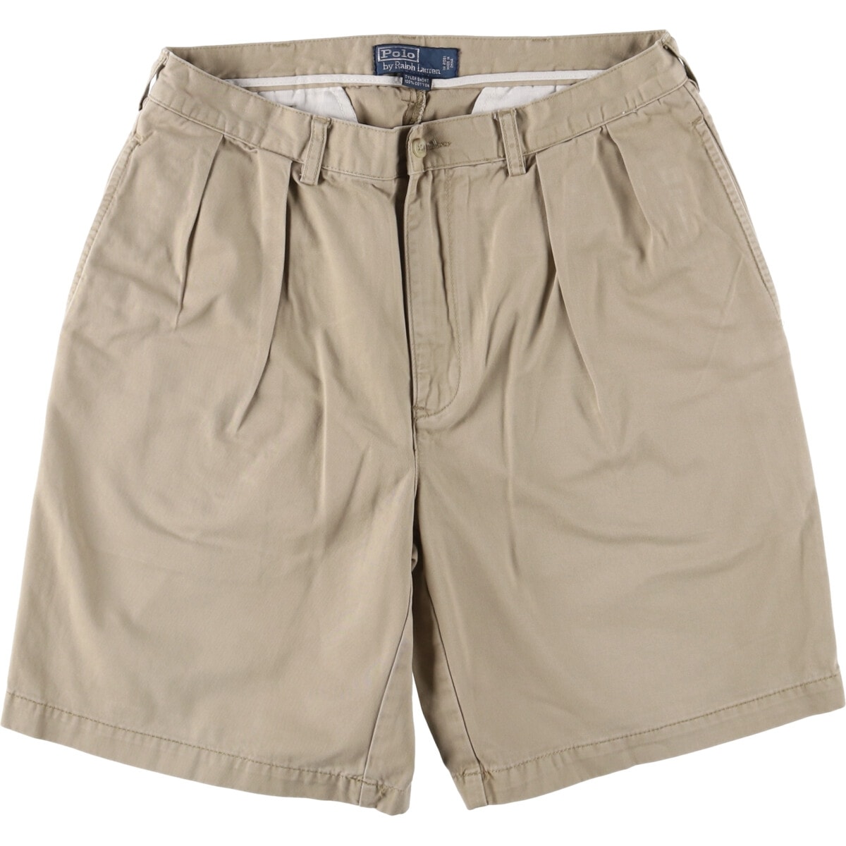 古着 ラルフローレン Ralph Lauren POLO by Ralph Lauren TYLER SHORT ツータック チノショーツ ショートパンツ メンズw34相当/eaa563039