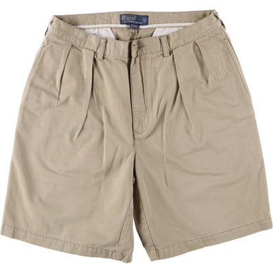 古着 ラルフローレン Ralph Lauren POLO by Ralph Lauren TYLER SHORT ツータック チノショーツ ショートパンツ メンズw34相当/eaa563039