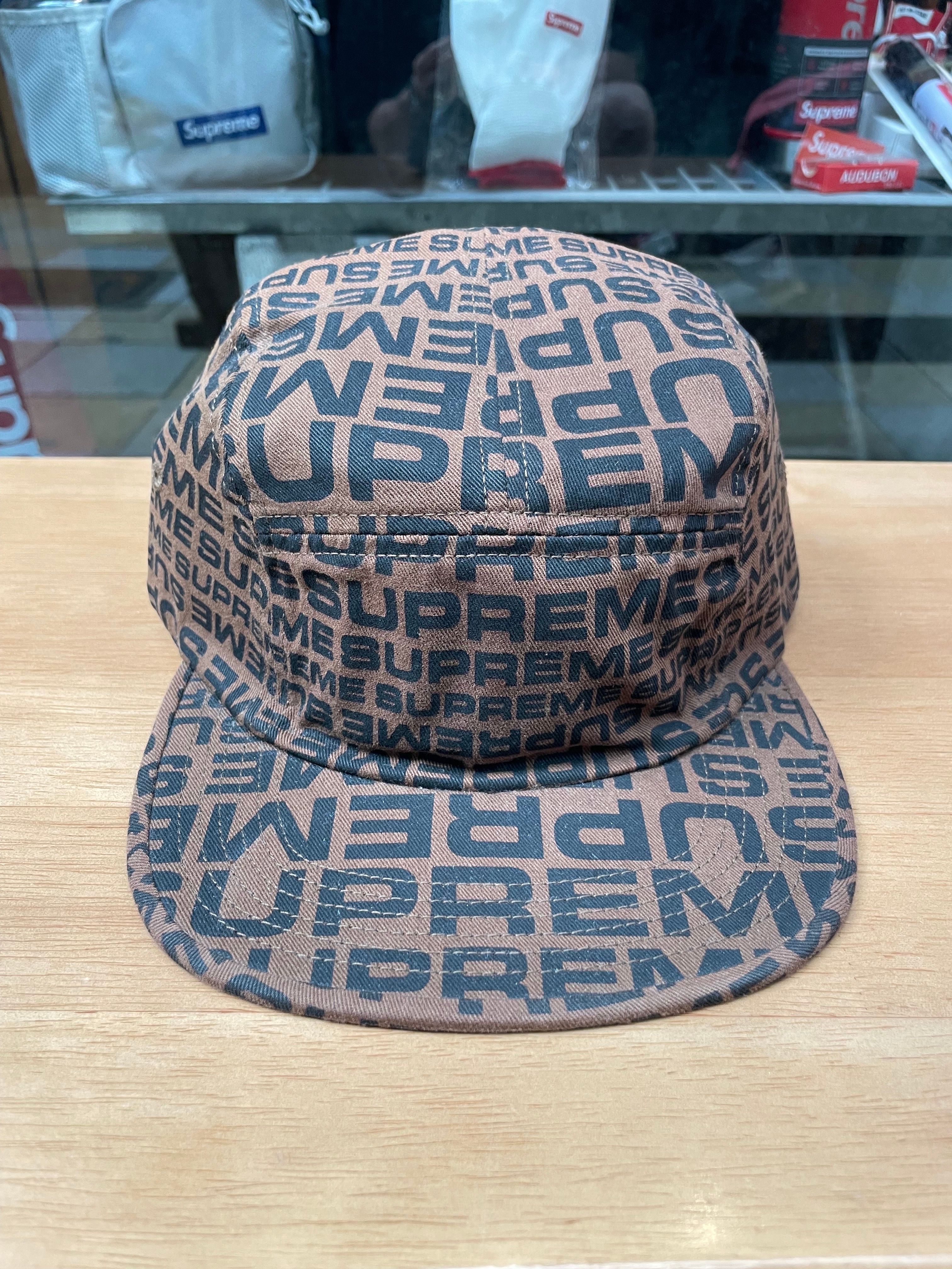 Supreme Repeat Logo camp cap “Brown”