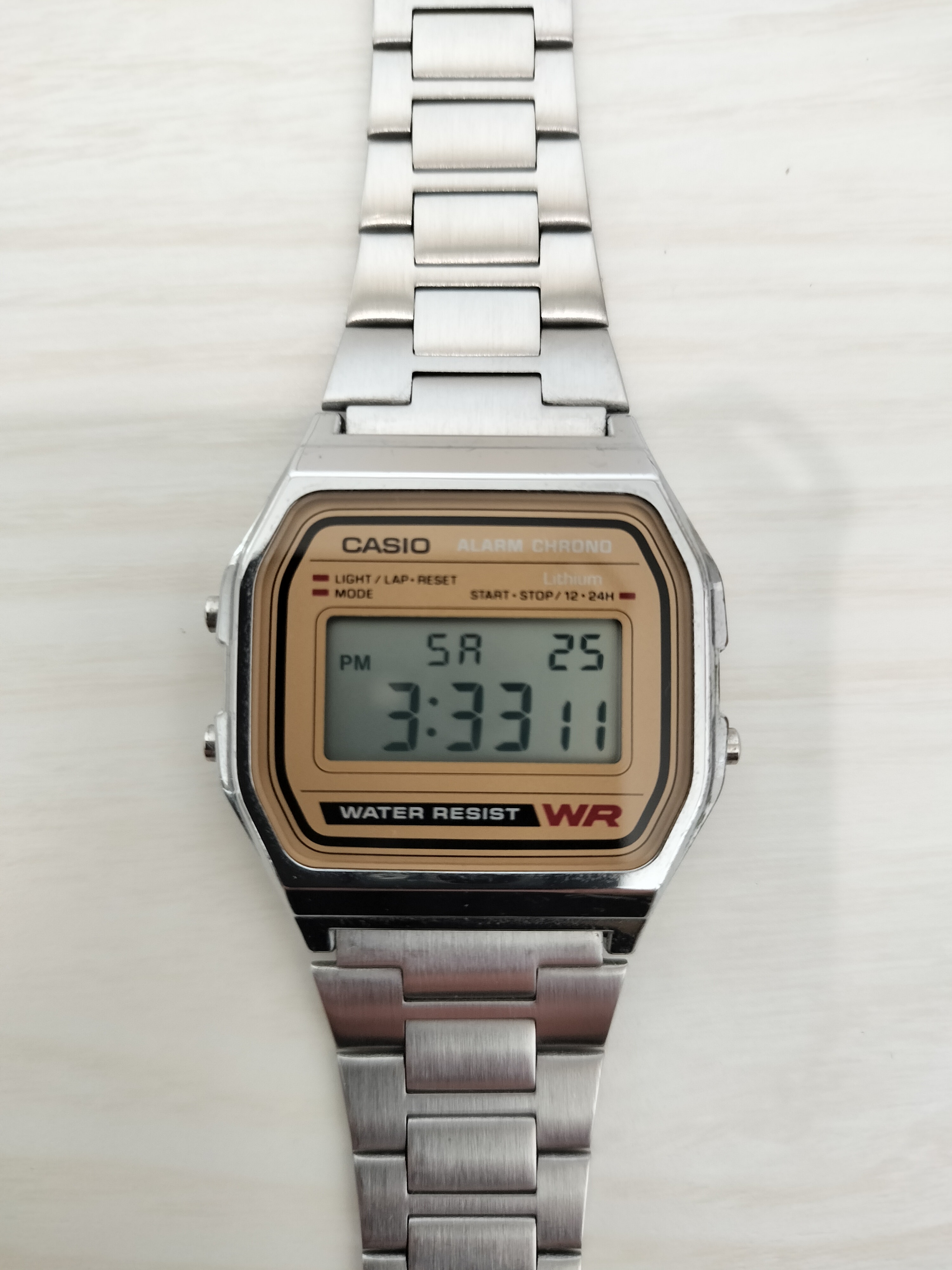 【未使用品】カシオクラシック A158WEA-7JF シルバー CASIO CLASSIC / A158WEA-7JF （シルバー×ブルー） - ファッション通販