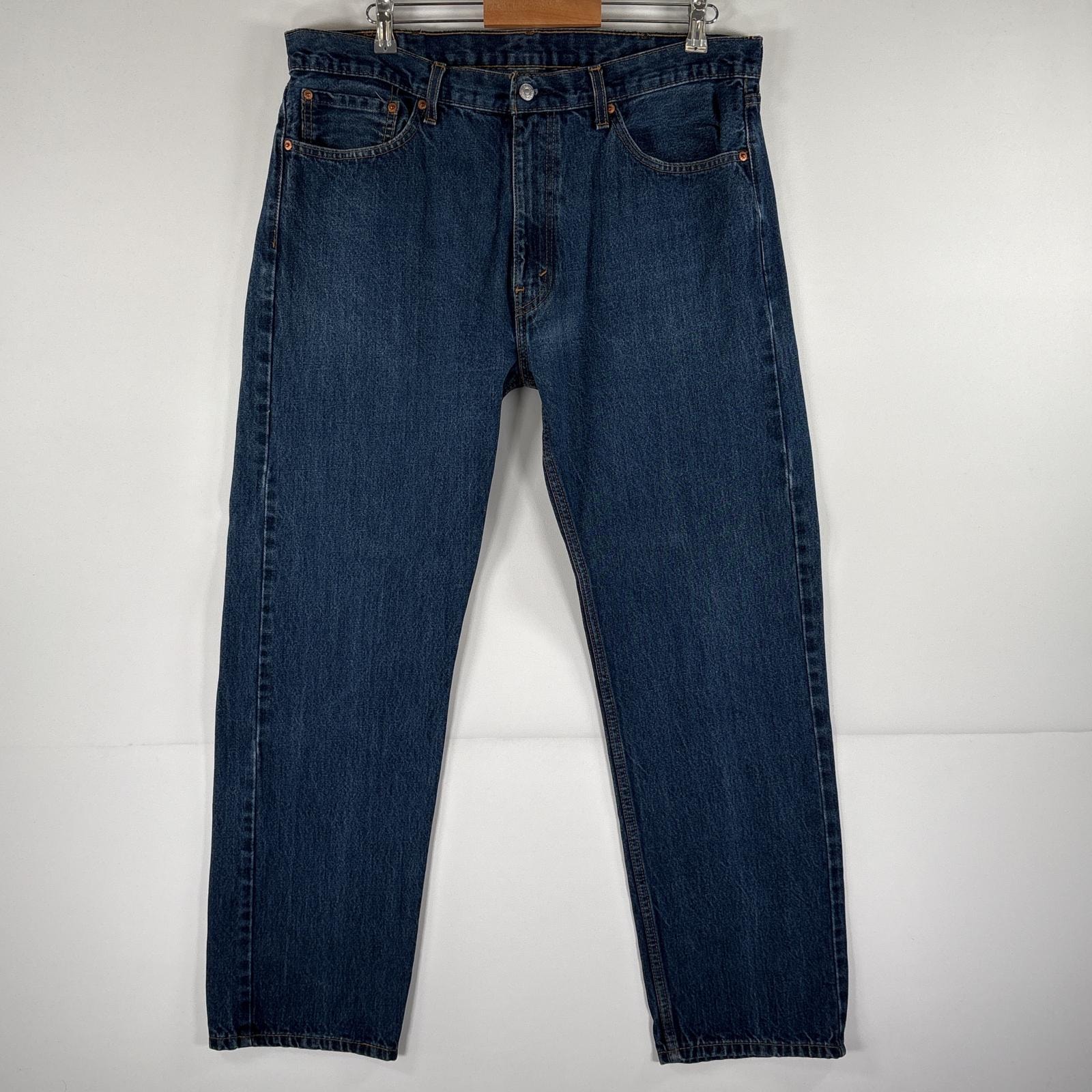 古着 リーバイス Levi's デニムパンツ 505 ストレート ジーパン ジップフライ 5ポケット w36 L32  ブルー メンズ