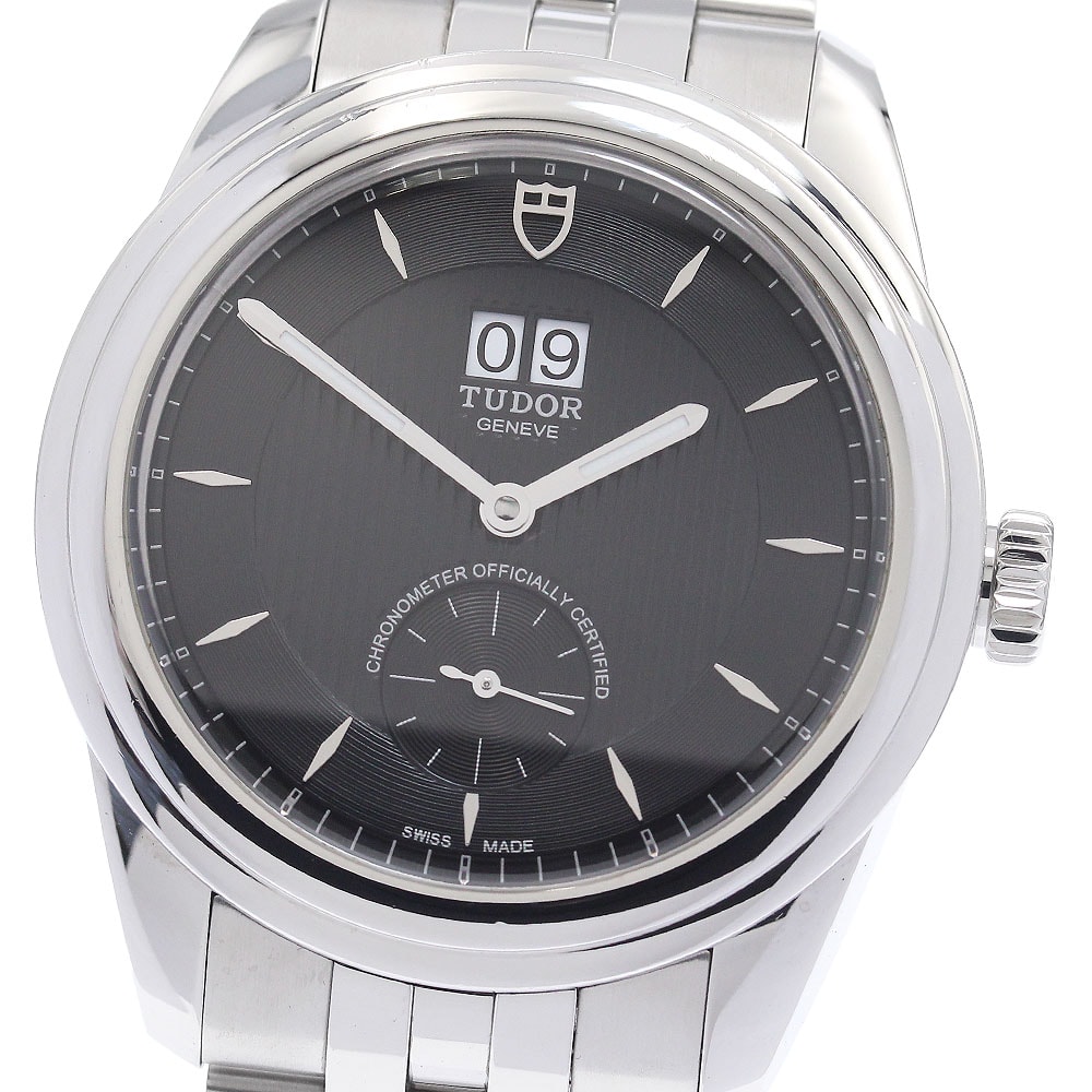 チュードル グラマー ダブルデイト 57100 自動巻き メンズ 【中古】