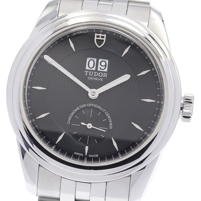 チュードル グラマー ダブルデイト 57100 自動巻き メンズ 【中古】